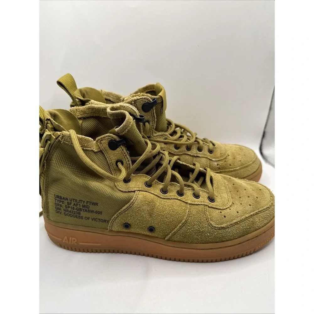 Nike SF AF1 MID Goddess Of Victory Size 7Y  Dessert Storm